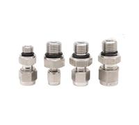 BYCIFRLG G 1/8" 1/4" 3/8" 1/2" 3/4" 1" BSPP Male to 3 6 8 10 12mm and 1/8-1" inch Tube Compression Union SUS316L Stainless Pipe Fitting(3l4 Inch-G3l4BSPP)