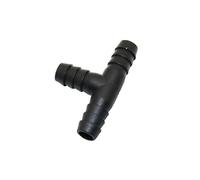 BYCIFRLG Garden Plumbing 200pcs T-Joint Black Irrigation Pipe Tee Barbed Hose Connection Greenhouse Watering The Garden Irrigation System Connector (Diameter : 10mm)