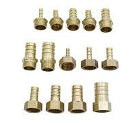 BYCIFRLG Garden Plumbing 6-19mm, Pipe Connection to 1/2" Thread, Aquarium Drain Hose, Joinery Irrigation Pipe System, 30 Pipe Fittings (Color : Internal Thread 19mm, Size : 14mm)