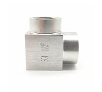 BYCIFRLG High Presssue 1/8" 1/4" 3/8" 1/2" 3/4" 1" BSP NPT Female Male Elbow Angle 90 Degree Coupler 304 Stainless Pipe Fitting Water Gas(Female to Female,NPT_1")