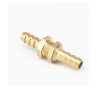 BYCIFRLG Hose Barbed Bulkhead Brass Pipe Fitting Connector for 8mm I/D Hose Water air Fuel