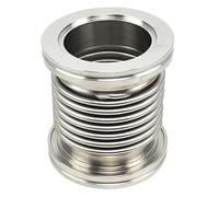 BYCIFRLG ISO63 ISO80 ISO100 ISO160 Ferrule x Length 100-1000mm SUS304 Stainless Steel Vacuum Hose Flexible Tube Fitting(ISO80,100MM_ISO Size - Length)