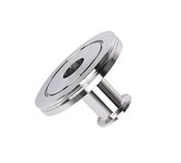 BYCIFRLG ISO63 to KF25 ISO to KF Vacuum Adapter 304 Stainless Steel Large and Small Head Reducing Joint