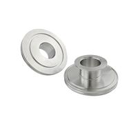 BYCIFRLG ISO80 to KF40 Vacuum Reducer Size Head Vacuum Clip Flange Reducer SUS304 Stainless Steel