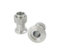 BYCIFRLG KF Vacuum Gauge Base Quick Mounting Vacuum Welded Gauge Joint 304 Stainless Steel Gauge Base for KF16 Connector