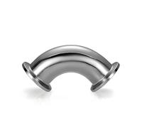 BYCIFRLG KF16 Vacuum Fittings 304 Stainless Steel Elbow Flange Joints High-Pressure Clamp Connector