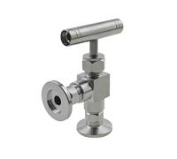 BYCIFRLG KF16 Vacuum Precision Control Valve Micro-Control Valve Needle Flow Control Stop Valve 304 Stainless Steel