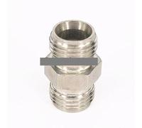 BYCIFRLG M16x1.5mm Metric Male to M16x1.5mm Metric Male Threaded 304 Stainless Steel Pipe Fitting Connector Adapter Max Pressure 2.5 Mpa
