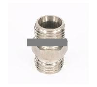 BYCIFRLG M8x1mm Metric Male to M8x1mm Metric Male Threaded 304 Stainless Steel Pipe Fitting Connector Adapter Max Pressure 2.5 Mpa