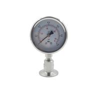 BYCIFRLG Manomètre à Bride à Vide KF16 0-0,4 MPa, manomètre en Acier Inoxydable SS304