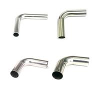 BYCIFRLG O.D 45/51/57mm 304 Stainless Steel Elbow 100mm Lengthen Welding Pipe Fitting(57mm)