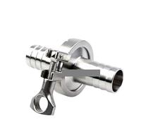 BYCIFRLG OD 8mm Hose Barb Ferrule OD 50.5mm +Tri Clamp + Silicon Gasket Stainless Steel SS304
