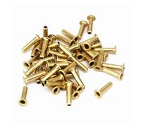 BYCIFRLG Pack of 50pcs Fit Tube I.D 12mm Brass Compression Insert Compression Hose Fitting