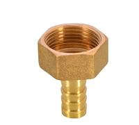 BYCIFRLG PC PCF PL PLF Connector 16mm Hose Connector Hose Tail Thread 1/8 1/4 3/8 1/2 Brass Pipe Fitting(Femal,16MM Barb_1")