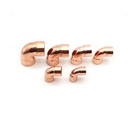 BYCIFRLG Pipe Fittings 45 50 54 60 67 70 76 80 89mm Inner Diameter 99.9% Copper End Feeding Solder 90 Degree Elbow Pipe Installation Joint for Air Conditioning (Color : ID 70mm Wall 2.0mm)