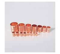 BYCIFRLG Pipe Fittings 54 67 76 80 85 89 92 105 108 133 159mm Inner Diameter Pure Copper End to Send Tin Welded Pipe Connection Pipe Joint Air Conditioner (Color : ID 76mm Wall 2.5mm)