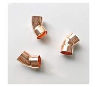 BYCIFRLG Pipe Fittings 67 76 80 89 108 133mm Inner Diameter Copper End Soldering 45 Degree Elbow Joint for Air Conditioning (Color : ID 80mm Wall 2.0mm)