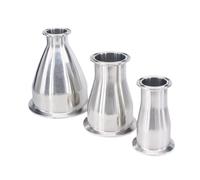 BYCIFRLG Raccord de Tuyau concentrique en Acier Inoxydable 304, 1 pièce, 1,5" 2" Tri Clamp Fit Tube OD 45 mm-25 mm