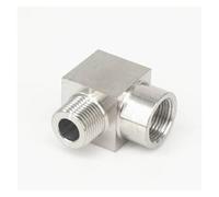 BYCIFRLG Raccord de Tuyau coudé à 90 degrés en Acier Inoxydable 304, 3/8" NPT Femelle vers 1/4" NPT mâle