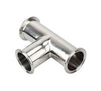 BYCIFRLG Raccord de Tuyau en Acier Inoxydable SS304, 63 mm x Embout 77,5 mm, 3 Voies, 2,5 Pouces