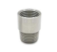 BYCIFRLG Raccord de Tuyau usiné 1/2NPT mâle vers 1/N2PT Femelle, Longueur 30 mm, en Acier Inoxydable