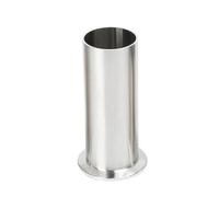 BYCIFRLG Raccords de Serrage Longs for tuyaux OD19xTC50.5, Longueur 80 mm, en Acier Inoxydable SS304, à souder, raccords Tri Clamp