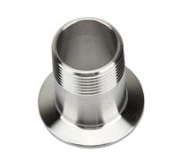 BYCIFRLG Raccords filetés mâles en Acier Inoxydable Tri Clamp 50,5 mm, Bride de Connexion 1-1/2"