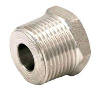 BYCIFRLG Réducteur Haute Pression 1/8" NPT Femelle - 1/4" NPT mâle, raccord de Tuyau Hexagonal en Acier Inoxydable 304