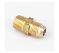 BYCIFRLG SAE Male 5/8"-18 UNF Fit Tube OD 3/8" - 3/8" NPT Male Brass SAE 45 Degree Pipe Fitting Connectors 1000PSI
