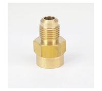 BYCIFRLG SAE Thread 1/2"-20 UNF Fit Tube OD 5/16" x 1/4" NPT Female Brass SAE 45 Degree Pipe Fitting Adapter