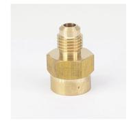 BYCIFRLG SAE Thread 7/16"-20UNF Male x 1/4" NPT Female Fit Tube O.D 1/4" Brass 45 Degree Pipe Fitting