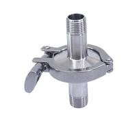 BYCIFRLG Set Ferrule Fitting +Clamp+Gasket 1/2" NPT Male -1.5" Tri Clamp 304 Stainless