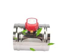 BYCIFRLG Stainless Steel 201 Damper Air Valve Motorized Check Valve Pipe 80/100/125/150/200/250mm 220V 12V 24V(80mm,24VDC)