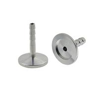 BYCIFRLG Tuyau d'aspiration 6 mm x KF16, raccord de Tuyau en Acier Inoxydable SUS 304 for aspirateur KF Camp