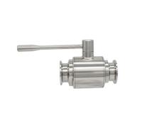 BYCIFRLG Vanne à Boisseau sphérique à Passage Direct Tout Compris Tri Clamp 1,5 po OD 25 mm en Acier Inoxydable 304