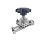 BYCIFRLG Vanne à Vide Manuelle KF16, Bride de Serrage à Vide en Acier Inoxydable 304, Connexion