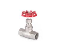 BYCIFRLG Vanne d'arrêt Femelle DN15 1/2" BSPT en Acier Inoxydable 304 for Eau, gaz, Huile, Jardin