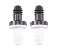 BYCUFF 2 PièCes 3/8 Pouce 10 Mm Inline Abs Une Voie Non Retour Clapet Anti-Retour pour Carburant Gaz Liquide Air