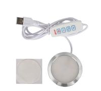 BYCUFF Modèle d'impression 3D Lumière LED Projecteur LED 5 V Veilleuse Ultra Fine USB Lumière LED Réglable pour Kit de Lampe de Garage