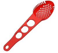 BYCUFF Serveur à Spaghetti en Nylon Fourchette à Pates Antiadhésive Cuillère à Fente Passoire Alimentaire avec Outil de Mesure à Spaghetti Passoire Louche