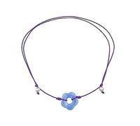 [Bydezcon] Collier femme cœur creux grande fleur tempérament féminin coréen clavicule chaîne réglable étudiant