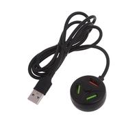 Bydezcon Concentrateur de charge USB 2.0 compact à trois ports pour voiture