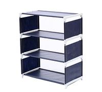 Bydezcon Étagère à chaussures autoportante en tissu non tissé 4/5 couches Support anti-poussière
