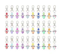 Bydezcon Lot de 30 porte-clés ange Charme décoratif Décoration de la maison Accessoires pour mariage Vacances Nouvel An Cadeau