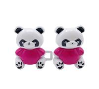 Bydezcon Panda Clip de taille en métal Bouton pression Aiguille de pantalon Boucle amovible sans couture Jeans Réduire la taille Broche Serrage