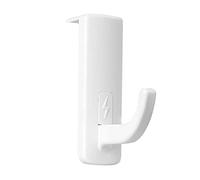 Bydezcon Support pour écouteurs - Crochet adhésif pour bureau, PC, moniteur, accessoires pour casque - Blanc