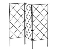 Bydezcon Treillis de jardin pliable pour plantes grimpantes - Support de fleurs - Grille métallique - Pour lierre et raisin