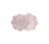 Soutien-gorge rehausseur de poitrine et cache-tétons en soie - Taille: F-H, Couleur: Neutre