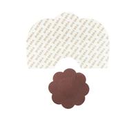 Bye Bra - Bande de rehaussement des seins + boucliers bruns en satin A-C