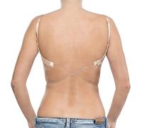 Bye Bra Bretelles De Soutien-Gorge, Réglables, Transparentes, Abaisse Le Soutien-Gorge Jusqu'À 10 Centimètres,Taille unique,Clair/ Transparent